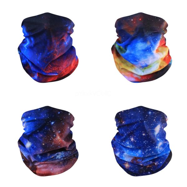 

3d digital printing riding headband cycling head scarf magic bike sports headband outdoor bicycle neck guard scarf#415, Black