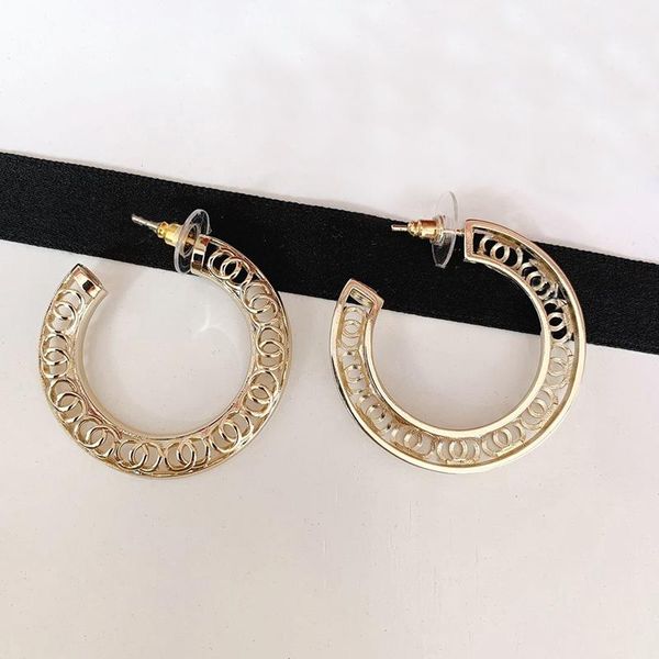 

c2244 geometric earrings half circle delicate silver needle fashion letters crystal pearl earrings jewelry wholesale european american style, Golden;silver