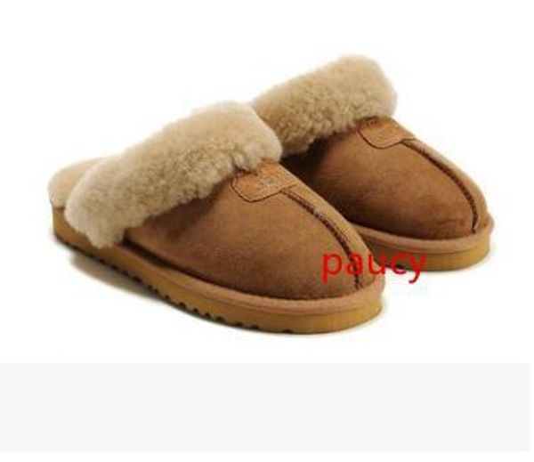 

wgg warm cotton slippers men and womens slippers short boots women's boots snow boots designer lndoor cotton slippers leather b