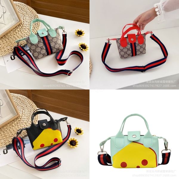 

nopersonality розового леденец печать кулиска crossbody сумка для девочек маленьких детей девочка авоська портативных дети путешествие хране, Black