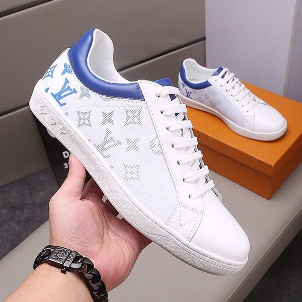 

mens shoes sneakers with box zapatos de hombre luxembourg sneaker mens shoes casual l65 chaussures pour hommes fashion type luxury design, Black