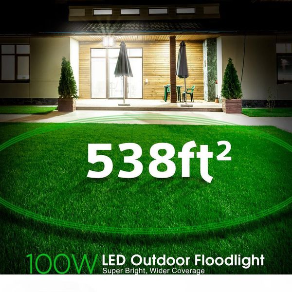 

High quality outdoor square garden 100W Module Flood Light indoor stadium warehouse workshop Cool White 220V spotlight