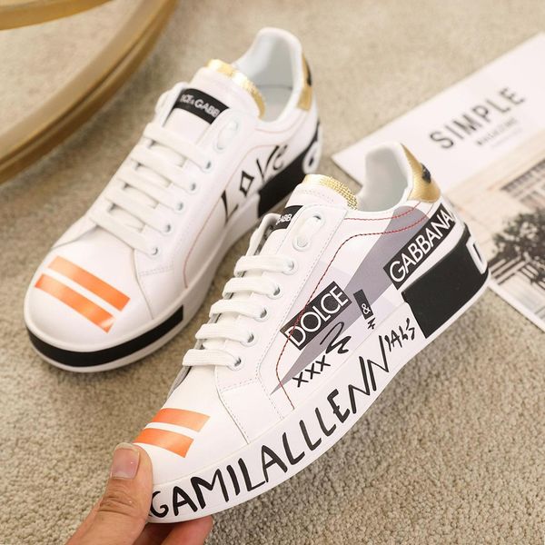 

limited mens leather casual shoes ,platforms print pattern couple shoes fashion personality wild sports shoes size: 38-45 0064, Black