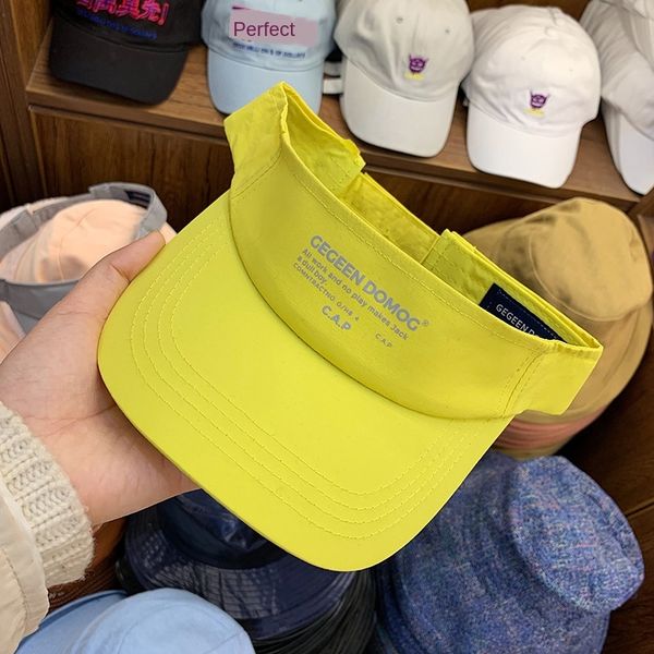 

2020 new ins neutral men and women can be korean all-match fashion letter empty sticker magic magic sticker hat fashion, Blue;gray