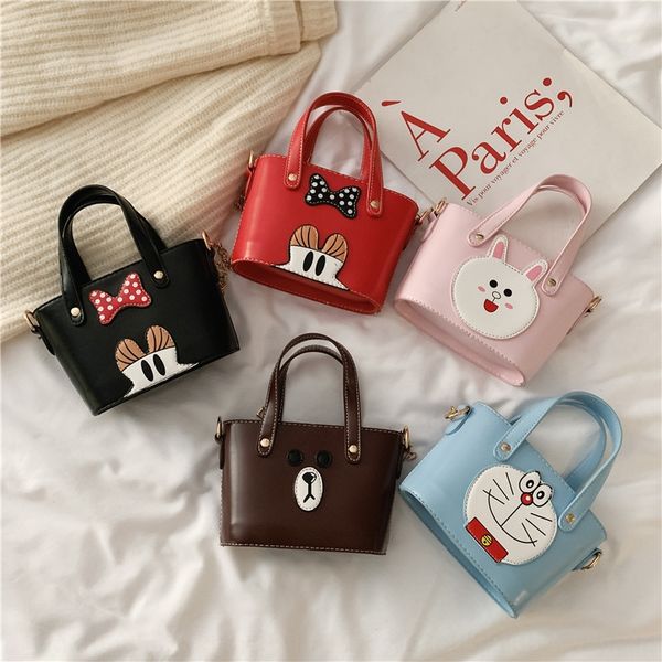 

children's cartoon korean style single shoulder hand handbag 2019 new fashion cute princess straddling change accessory princess bag