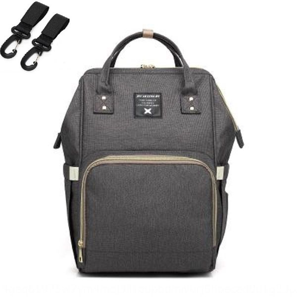 

l5qet mummy bag diaper bottle backpack large capacity multi-functional fashion double shoulder mother and baby bag waterproof maternal feedi