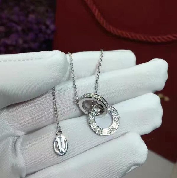 

xf 925 sterling silver zircon round collar necklace created tassel necklace wedding jewelry