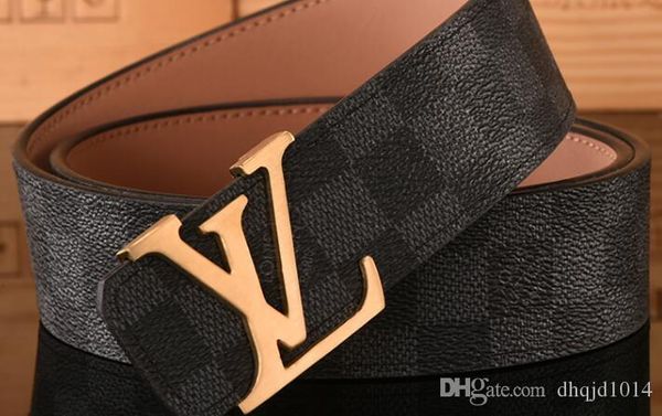 

2019 men belt designer women belts luxury belts men big buckle belt fashion mens leather belts wholesale, Black;brown