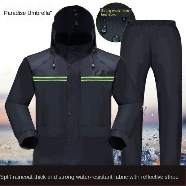 

heaven n211-7ax double-layer motorcycle split sleeve waterproof cold-proof motorcycle raincoat and rain pants outdoor split suit