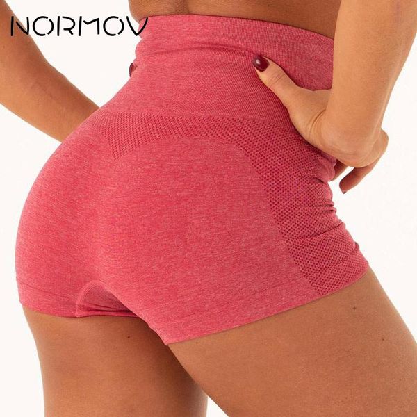 

yoga outfits women high waist energy seamless shorts push up hip gym fitness scrunch buworkout tummy control sports leggings, White;red