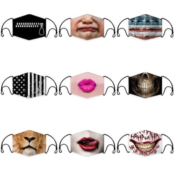 

in stock designer face masks cotton quality s mask cartoon face masks with breather valve pm2.5 dustproof protective mask#617