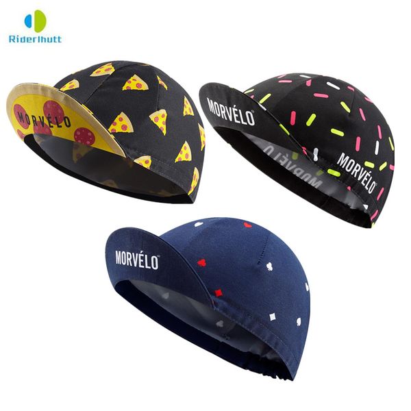 

cycling caps & masks 2021 morvelo polyester cap bike hat ciclismo bicicleta pirate headband bicycle helmet wear hats, Black