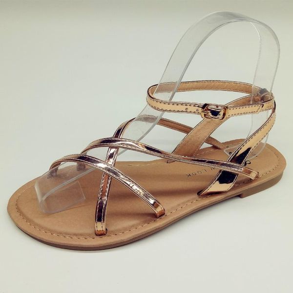 

2020 rome new flat shoes factory wholesale explosion summer female sandals fashion slippers, Black