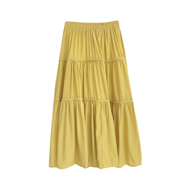 

skirts hchenli korean style 2021 women fashion pleated lady skirt cake, Black