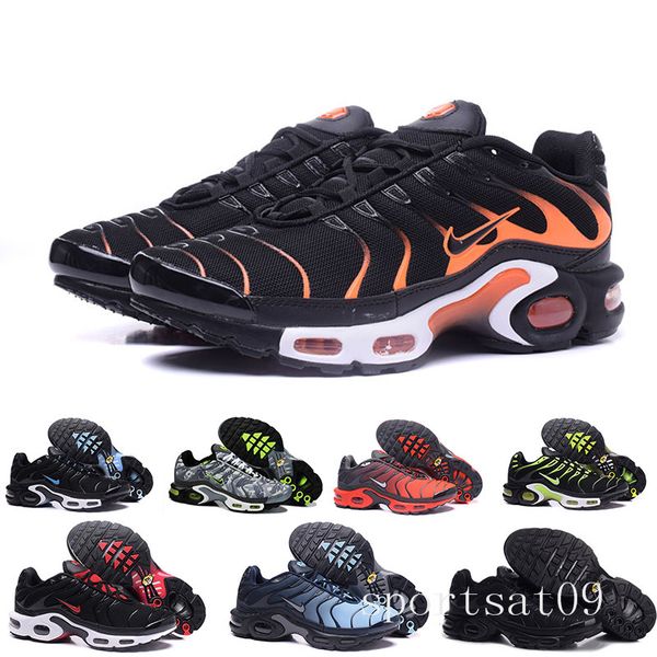 

2019 men zapatillas tn designer sneakers chaussures homme men basketball shoes mens mercurial tn running shoes mi5rs, Black