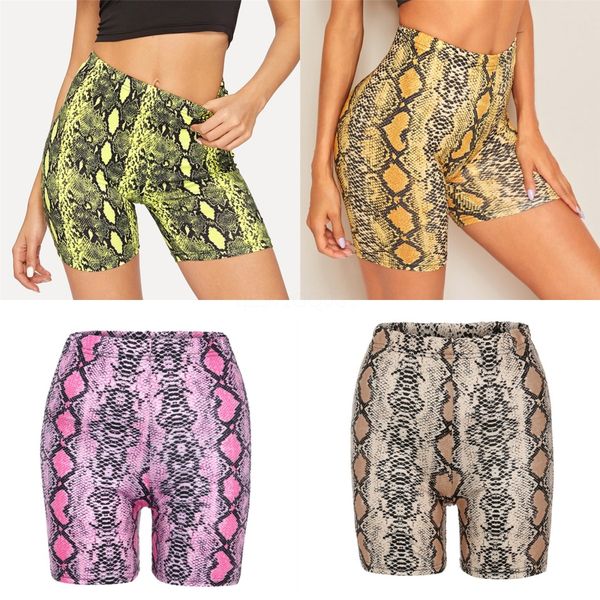 

women print sports shorts high summer hip lifting casual ladies shorts running yoga#500, White;red