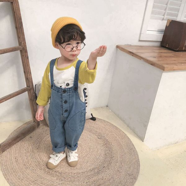 

children's jeans and jeans denim 2019 autumn boys' korean style pants summer baby pants, Blue