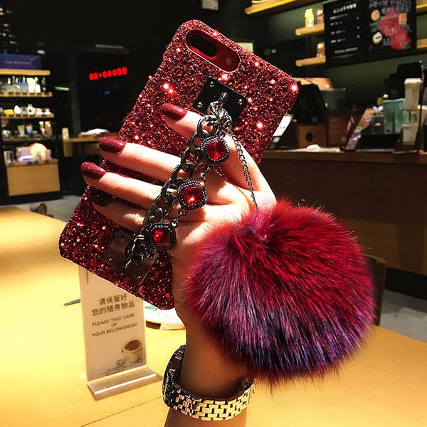 

мода блек bling кѬка елеона алмазного gem бѬале еп Ѭемеок елеон лђаи fur