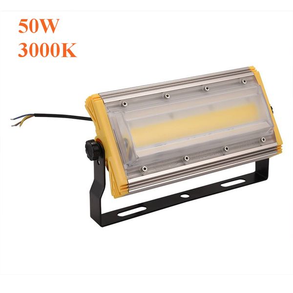 

uk stock led floodlight 50w waterproof flood light 3000k warm white yellow fixture high bright led tunnel lights