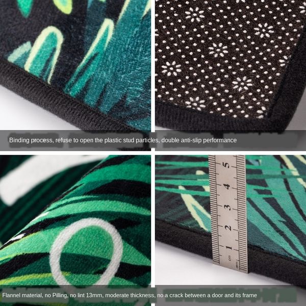 

toilet entrance carpet non-slip door door mat household carpet toilet water absorbing bathroom non-slip mat