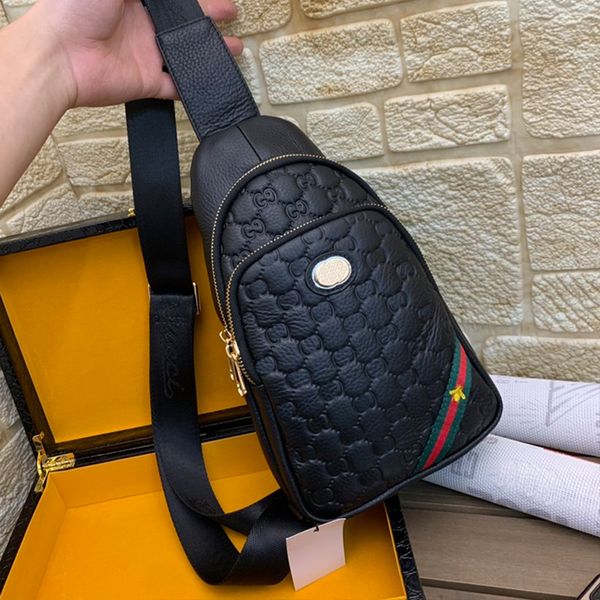 

тотализаторов повседневная мода дорожная сумка высокого качества мужчины повседневная chest сумка mini рюкзак моды коровьей черный crossbody