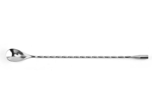 

whole sale 304 stainless steel long spoon cocktail stick bar cocktail stir stick long spoon cold drink spoon bar tool