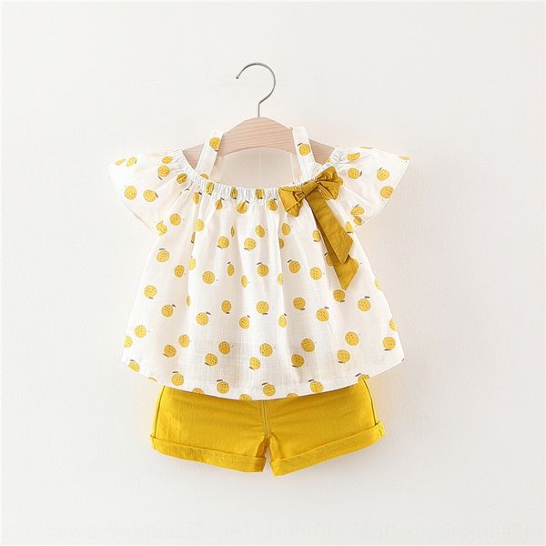 

2020 girls pure colorprinted and shorts with shorts girls fashion printed suit