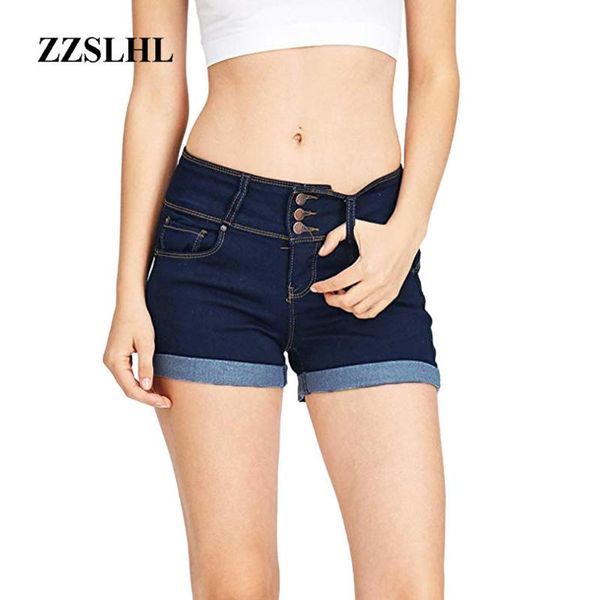 

women's shorts women summer denim jeans stylish ladies low waist regular short mujer spodenki damskie 2021 l0514, White;black