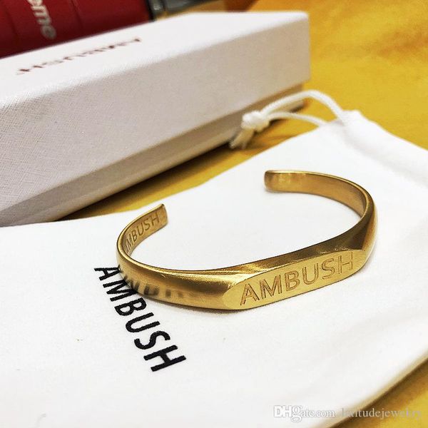 

luxury designer jewelry men bracelets hip hop gold cuff braceltes high-end punk silver charm bracelet for women fashion jewelry, White