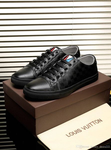 

r luxury leather casual sports men's shoes, fashionable match-up sneakers, size 38-44 with original box