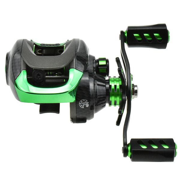 

baitcasting reel fishing carbon steel 11+1 bbs ultralight dual brake system reel 8kg max drag 7.1:1 high speed fishing reel