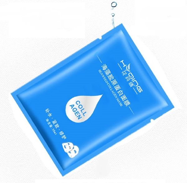 

remove freckle seaweed collagen moisturize cleaner tender and smooth skin black face skin care anti puffiness wholesale 10pcs face masks