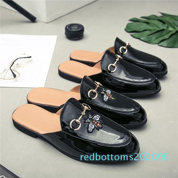

3a 2020 mans summer slippers comfortable outside slippers lightweight men pu casual sandals breathable 06walking shoes for male t01, Black