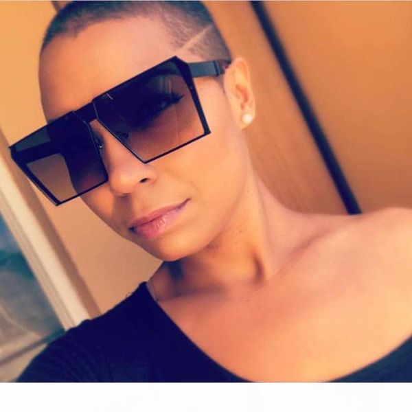 

e brand designer women square sunglasses men 's unique oversize shield uv400 gradient vintage eyeglasses frames for women a014, White;black