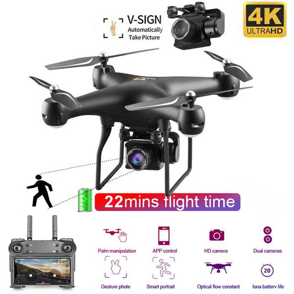 

4k hd camera rc drone quadcopter with camera 25minutes flight time hlicopter with altitude hold headles mode children toys