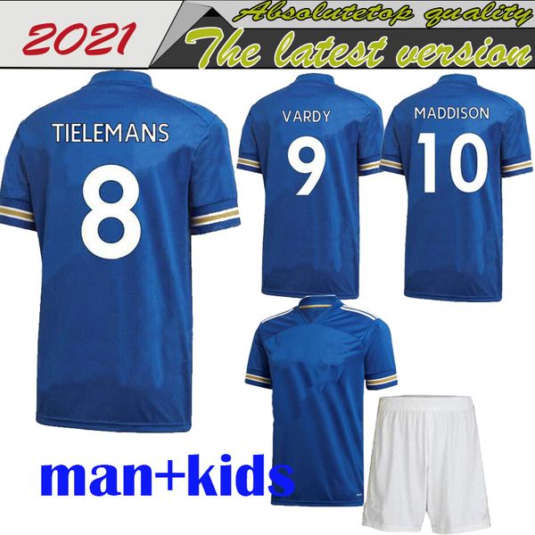 

thailand leicester soccer jersey 20 21 football shirt city 2020 2021 vardy camiseta ndidi maddison maillot de foot uniform men + kids kit, Black;yellow