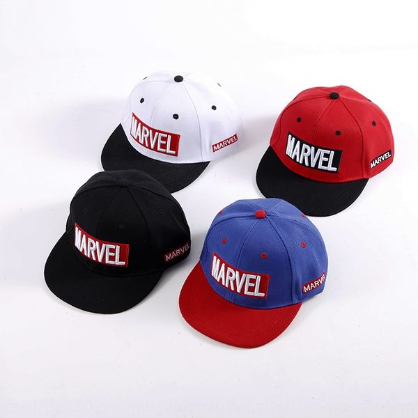 

children's marvel anime boys' baby cap baby cap girls' sun hat outdoor sun hat tide, Blue;gray