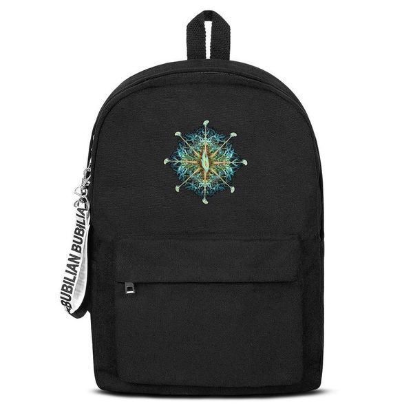 

classic tool band nerve ending canvas bookbag basic backpack reusable school student business daypack eye art tool spectre spiral hand