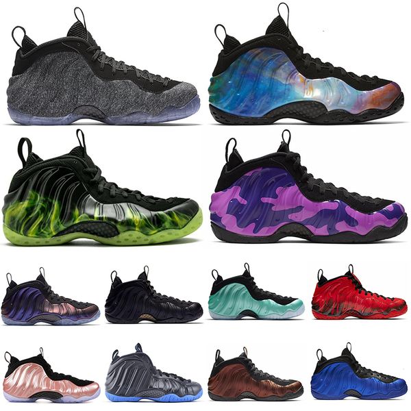 

vandalized penny hardaway mens basketball shoes foam one knick eggplant alternate galaxy fleece mens trainers athletic sports sneakers 7-13