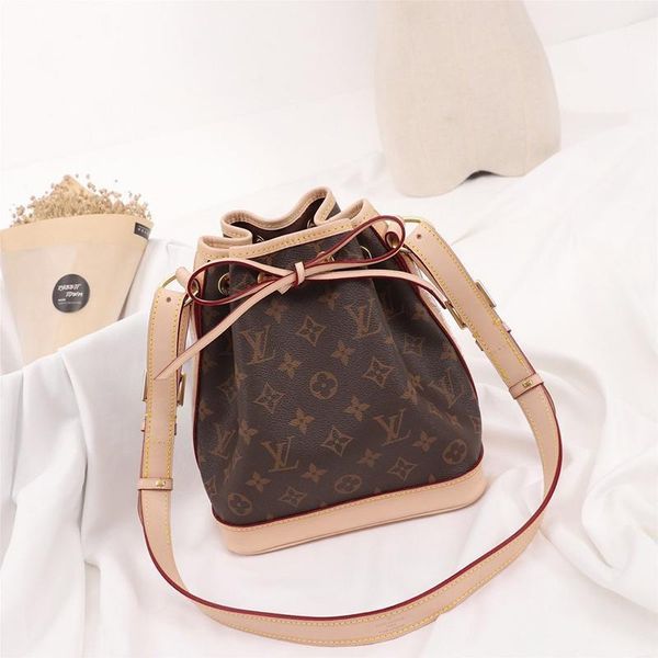 

drop ship women luxury designer shoulder bags women leather bucket bag handbag drawstring shoulder bag bucket crossbody bag sac d 'épa