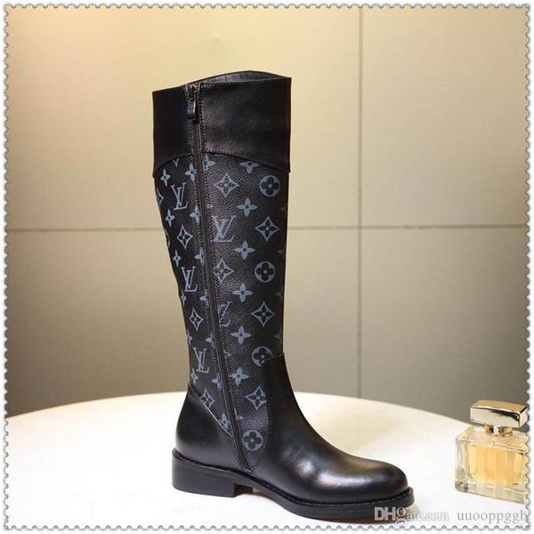 

2020 new ladies casual fashion short boots luxury ladies travel party shoes, leather material fast delivery original box packaging, Black