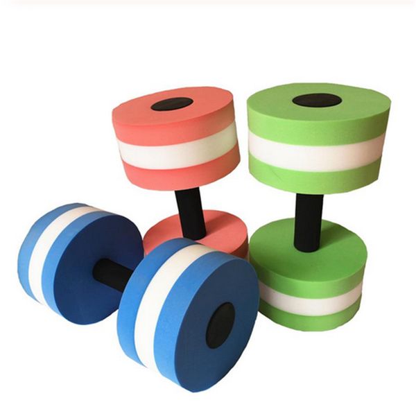 

useful eva high foaming water dumbbell barbell gym weight lifting bar dumbbell swimming equipment water yoga fitness