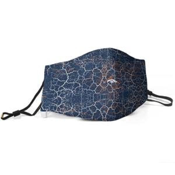 

женщины мужчины маска респиратор муфельная денвер-бронкос логотип отпечатанных с регулируемой ear hook mas, Silver