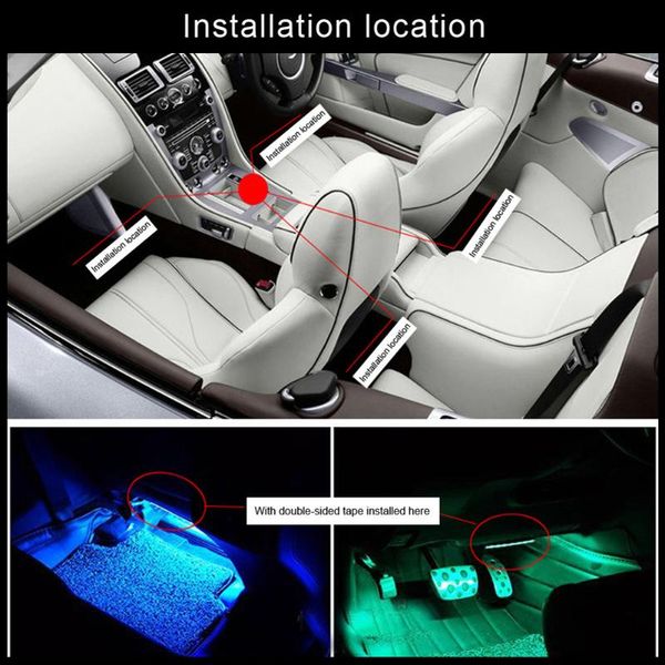 

parts atmosphere lights accessories lighting lamps 12-led music control