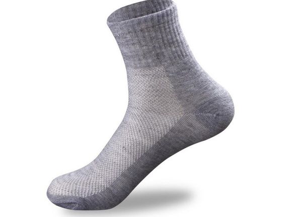 Socken Athletic Sport Großhandel-Männer Hochwertige Baumwollmischungen Business Casual Wärmer Socken Männlich Ok Alle Größen Mesh Cool 2024 Neu