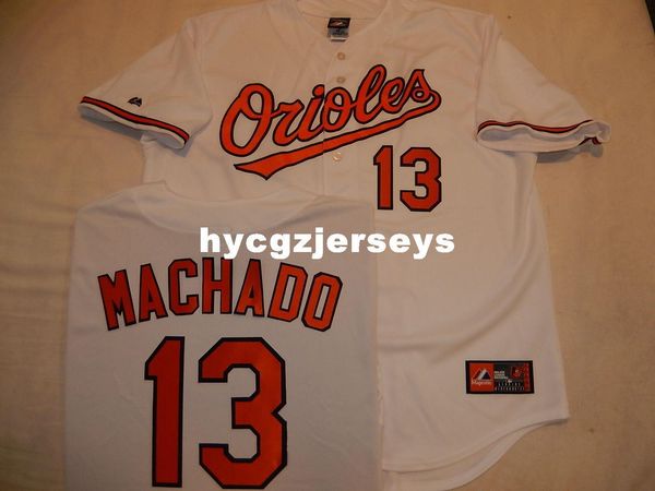 

baseball bo #13 manny machado sewn shirt jersey new white mens stitched jerseys big and tall size xs-6xl for sale, Gray