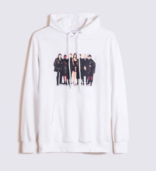 

burlnciaga 20ss mens конструктора толстовка мода модель персонажи печать пуловеры повседневные модные мальчики толстовка высокого качество о, Black