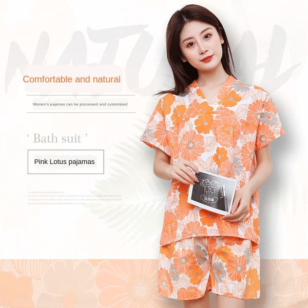 

mndiq pink lotus jinlun nylon l furnishing loose suit women's wear pink lotus jinlun nylon l bathrobe home home furnishing loose bat