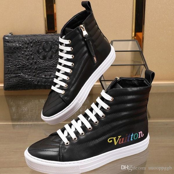 

2020wi new official website synchronization luxury men's casual fashion shoes, outdoor travel sports shoes, fast delivery original box, Black