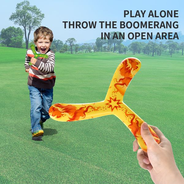 

kid toy multicolor cool hovering tri-bladed boomerang for kid gift 03